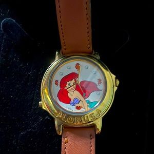 Very RARE Vintage Lorus (Seiko) Disney Ariel The Little Mermaid Musical Watch
